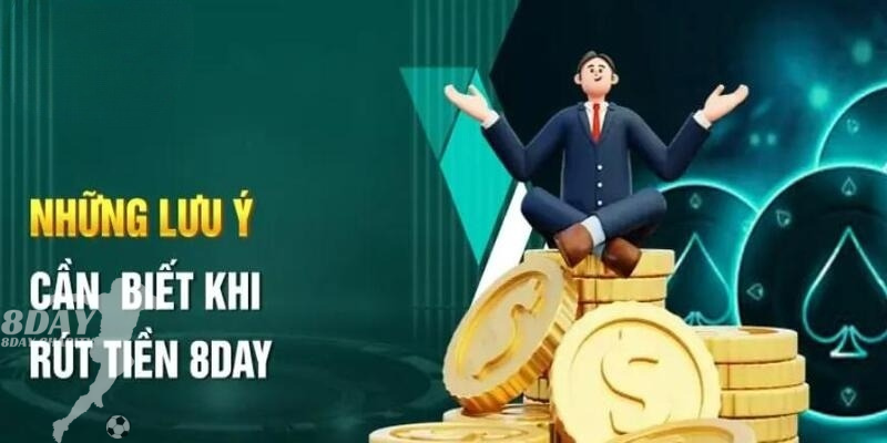 Lưu ý cần ghi nhớ khi rút tiền 8DAY